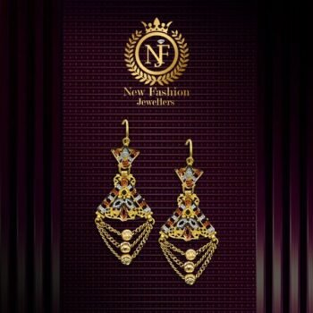 Gold Earring Design 0017